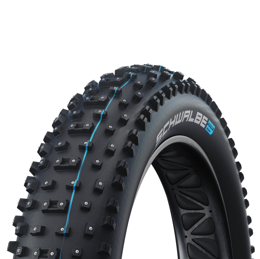 SCHWALBE Al MIGHTY SuperGround Addix-dæk 26x4,80 Tubeless Easy, blødt, sort, med pigge