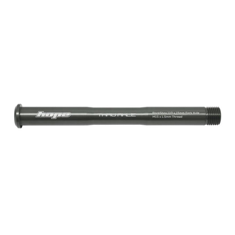 HOPE Front Wheel Axle for ROCKSHOX Pike/Lyric/Zeb Forks Smoked