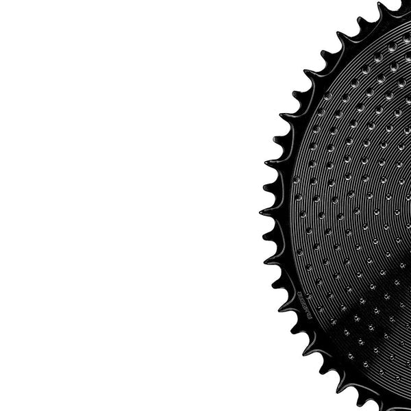 Par Kædeblad 12V ALUGEAR AERO 8 Huller til Sram Sort