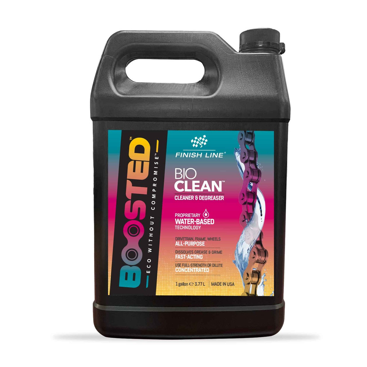 FINISH LINE BOOSTED™ BIO CLEAN vandbaseret affedtningsmiddel/rengøringsmiddel (3,77L)