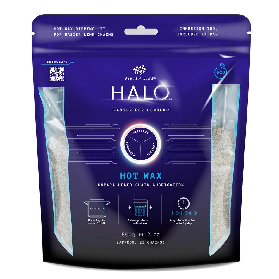 HALO WAX FINISH LINE Kædesmøremiddel Varmt voksgranulat (600 g)
