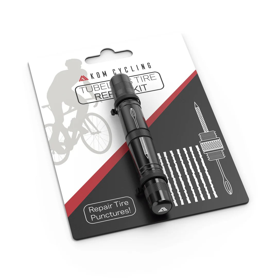 Reparationssæt KOM CYCLING Tubeless Sort