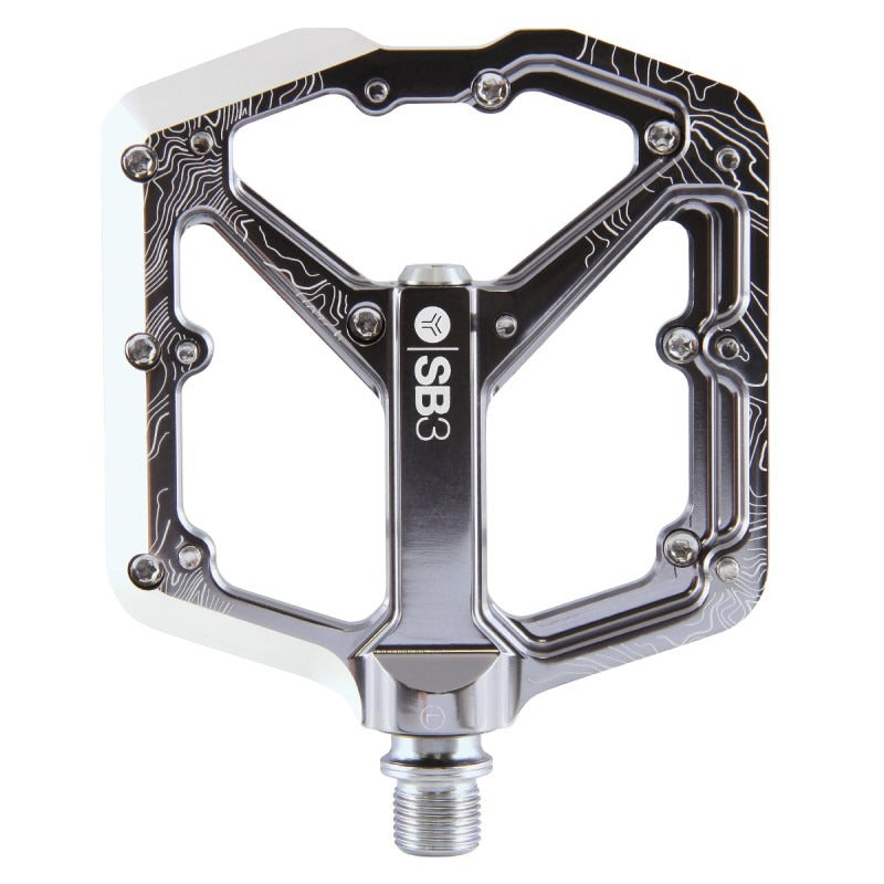 SB3 SPECTRUM Silver flade pedaler