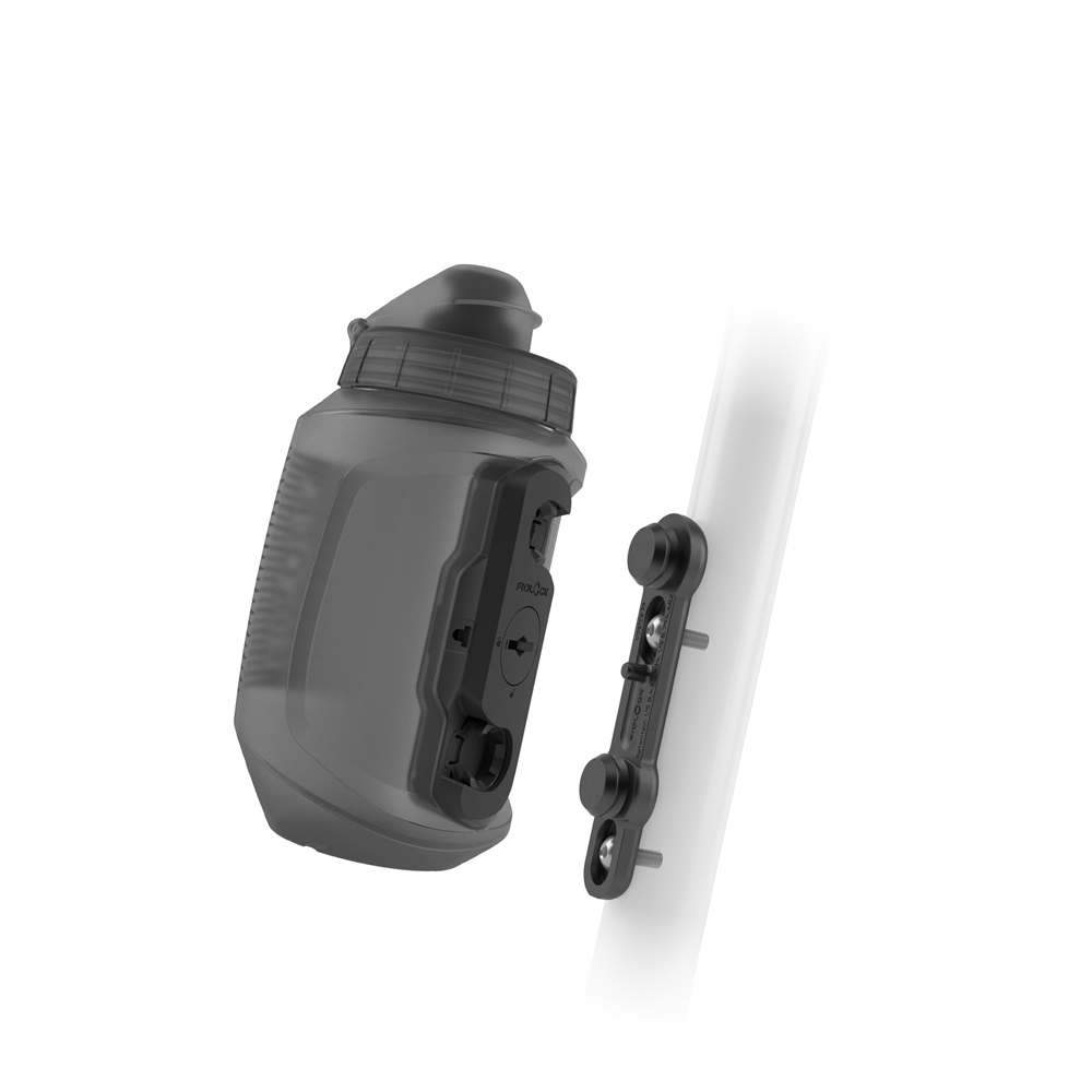 Flaske- og flaskeholdersæt FIDLOCK TWIST BIKE BASE 550 ml røget
