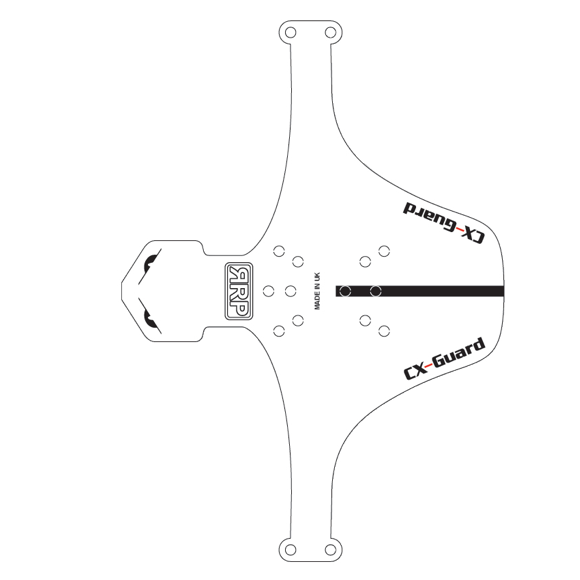 RRP CX GUARD-skærm foran