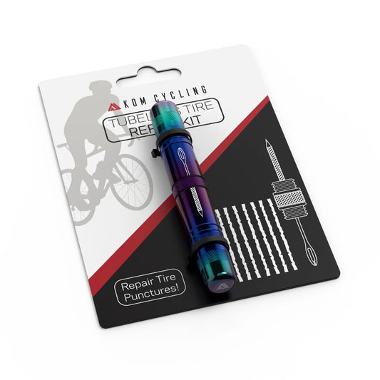 KOM CYCLING Tubeless Iridescent reparationssæt