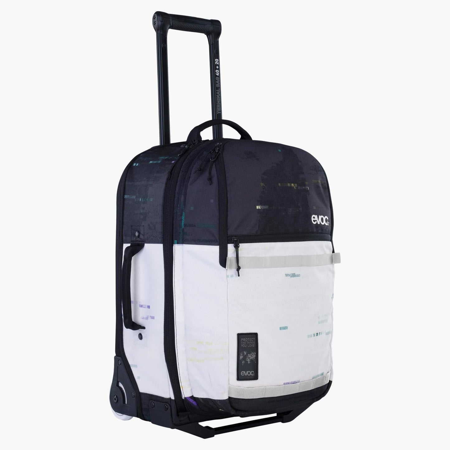 EVOC Trolley-kuffert 40L +20L Sort/hvid