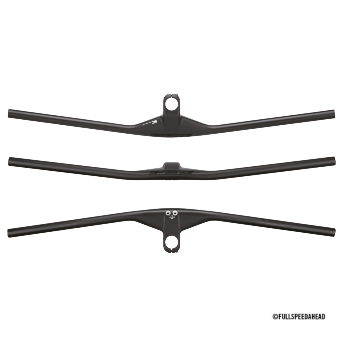 FSA NS SIC Flat Carbon Integrated Handlebar 60mm x 760mm Carbon