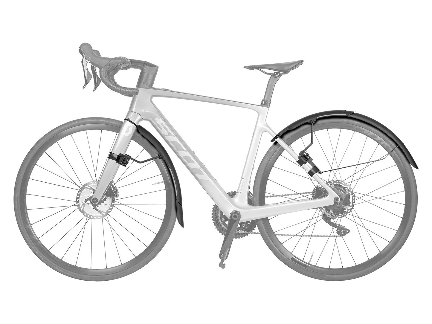 Pair of Front and Rear Mudguards TOPEAK TETRAFENDER R1-R2