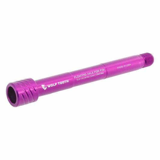 WOLF TOOTH forhjulsaksel til FOX-gaffel 36/38 15x110 mm Boost Violet