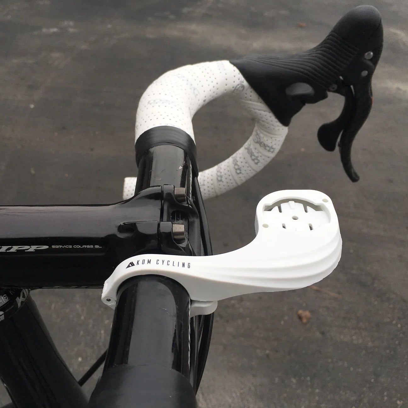 WAHOO KOM CYCLING GPS-styrholder hvid