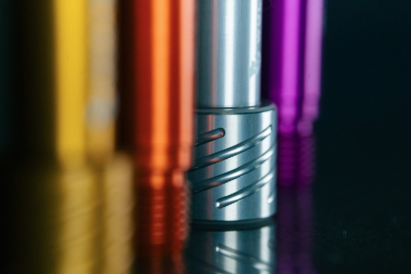 WOLF TOOTH forhjulsaksel til FOX-gaffel 36/38 15x110 mm Boost Violet