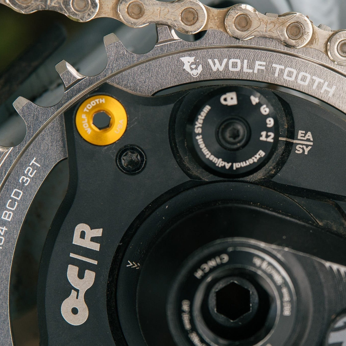 WOLF TOOTH DROP-STOP B 104 mm rå sølv monodæk