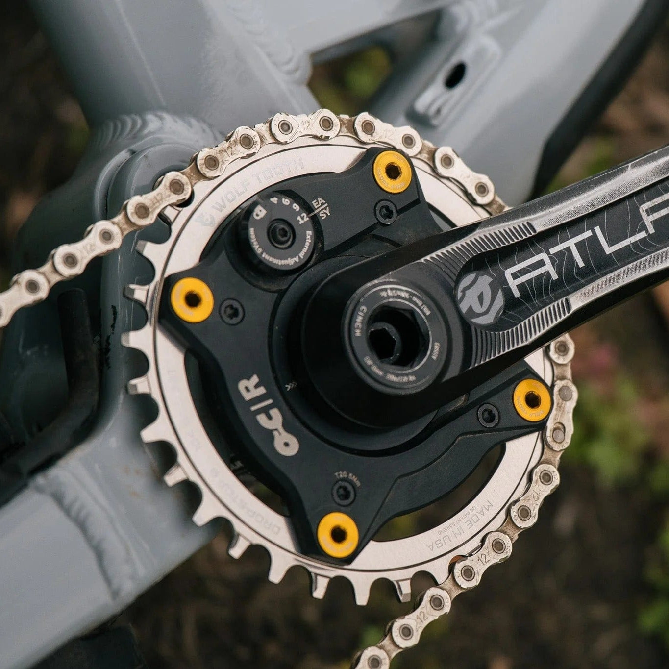 WOLF TOOTH DROP-STOP B 104 mm rå sølv monodæk