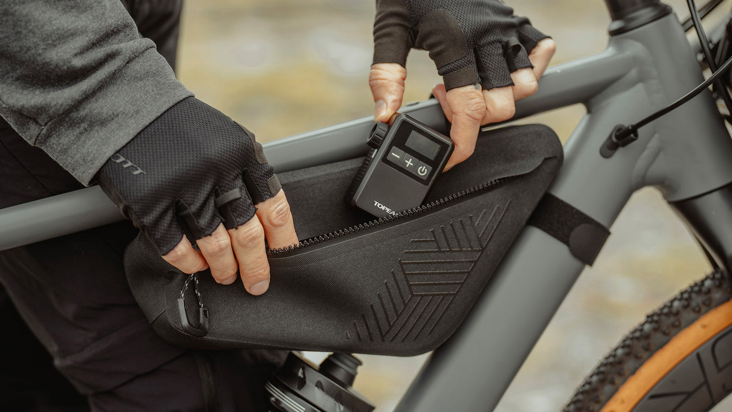 TOPEAK E-BOOSTER DIGITAL MINI Mini elektrisk pumpe