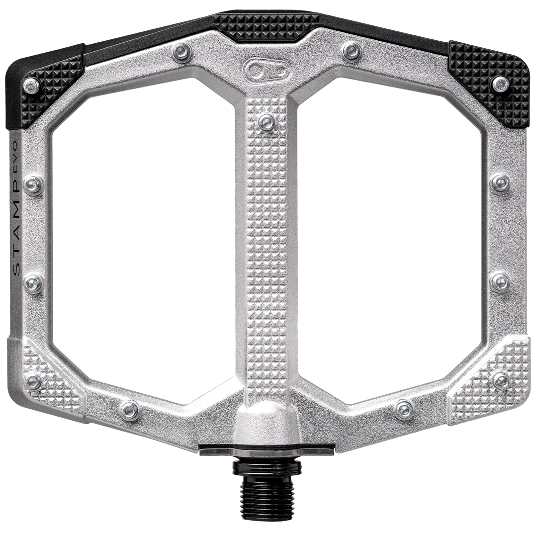 CRANKBROTHERS STAMP EVO Large Silver flade pedaler