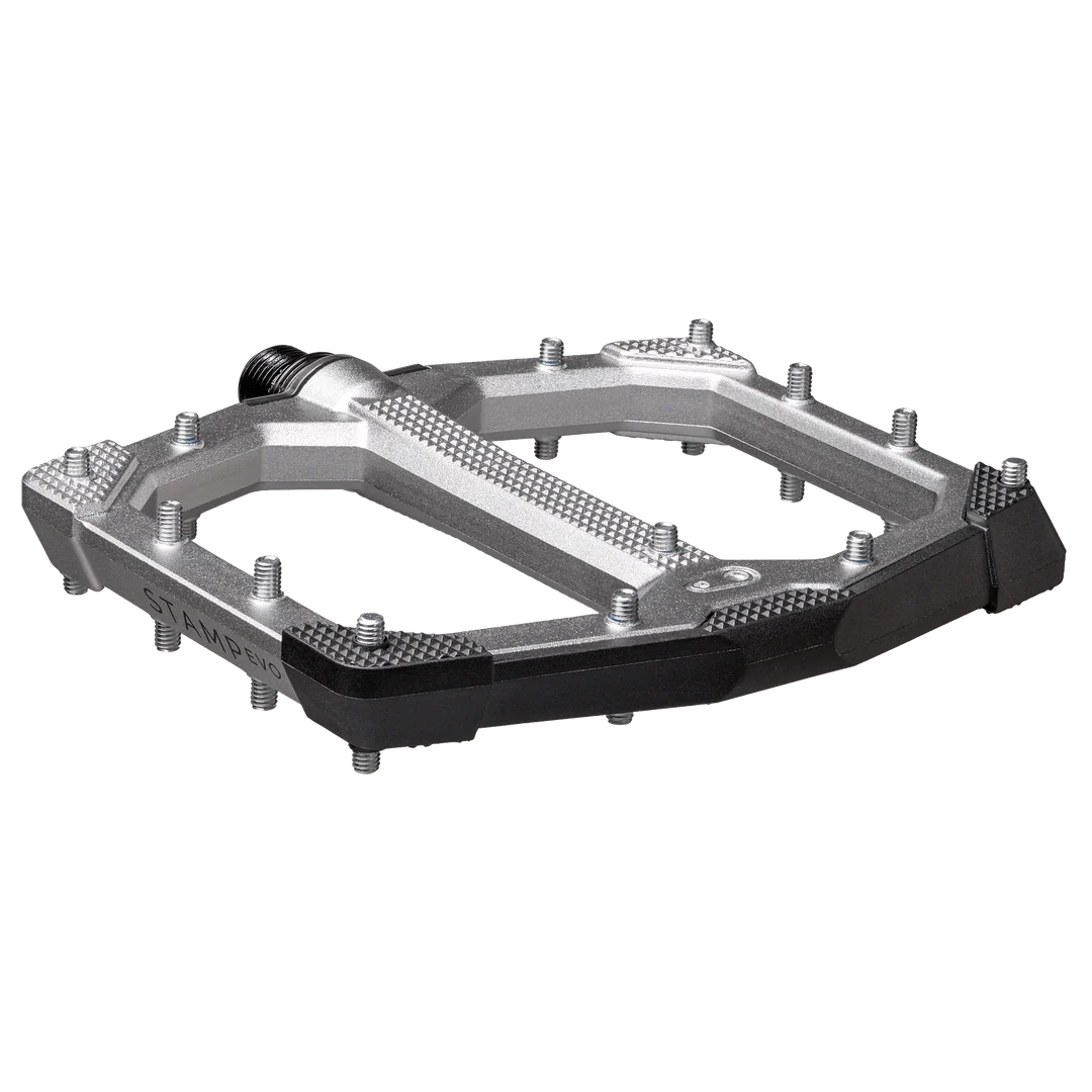 CRANKBROTHERS STAMP EVO Large Silver flade pedaler
