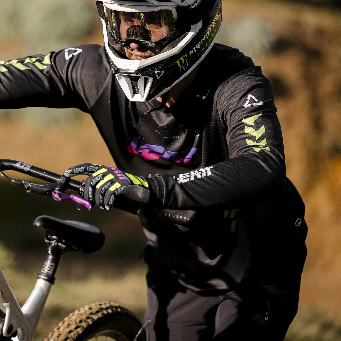 LEATT MTB GRAVITY 4.0 Langærmet trøje Sort/lilla