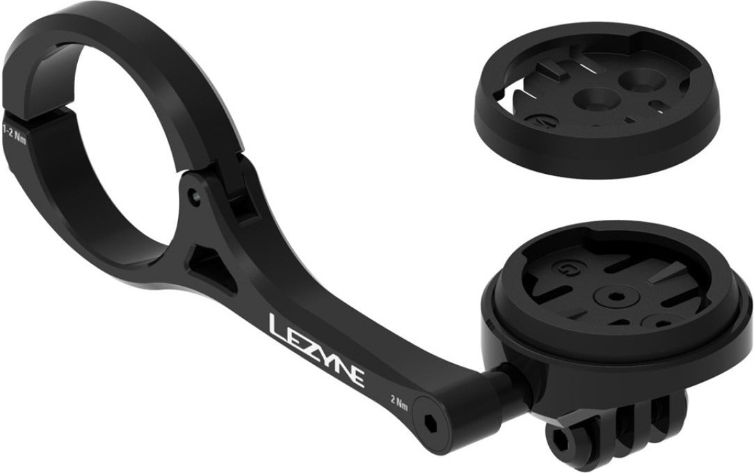 LEZYNE-holder til GARMIN/WAHOO/LEZYNE GPS-enheder, sort