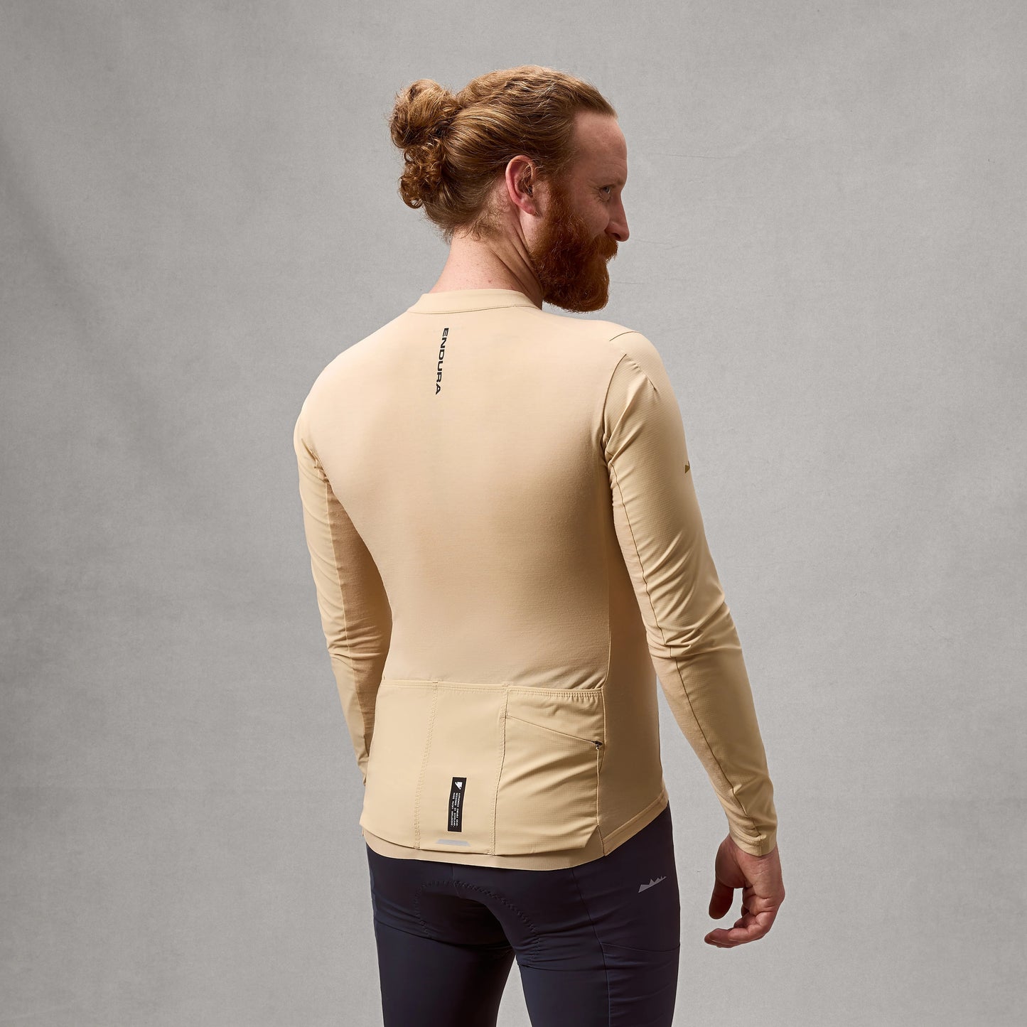 Trøje ENDURA ALLTRACK RIDE Lange Ærmer Sand
