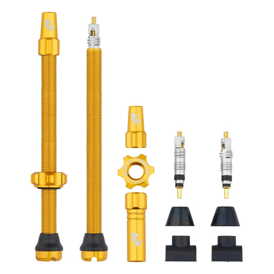 Set of 2 WOLF TOOTH Tubeless Valves Gold