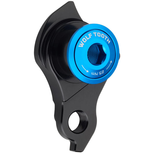 WOLFTOOTH UDH blue derailleur hanger