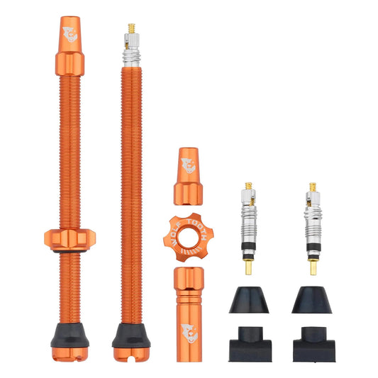 Set of 2 Tubeless Valves WOLF TOOTH Orange