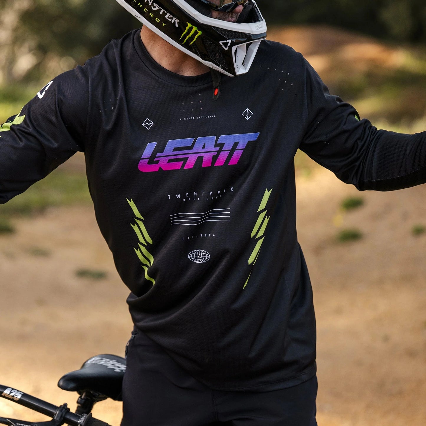 LEATT MTB GRAVITY 4.0 Langærmet trøje Sort/lilla