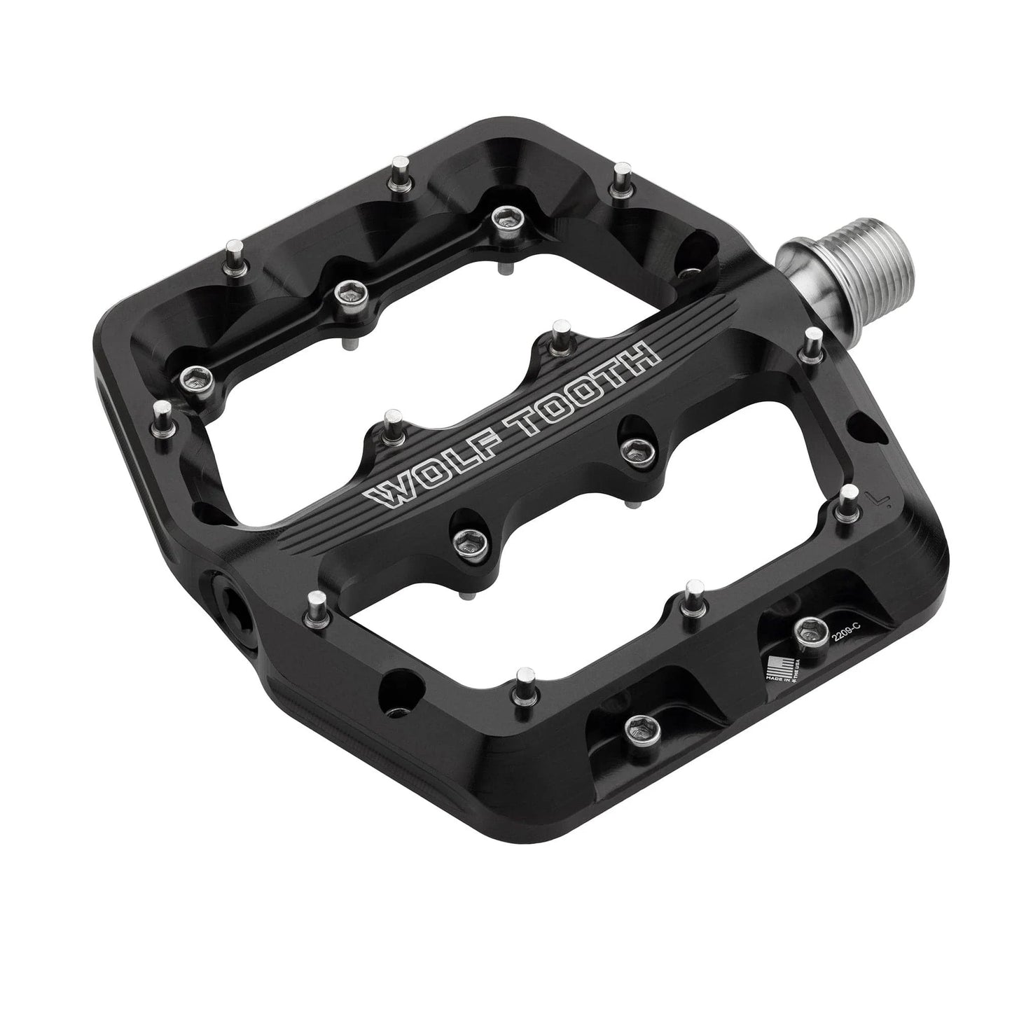 WOLF TOOTH WAVEFORM flade pedaler, store, sorte