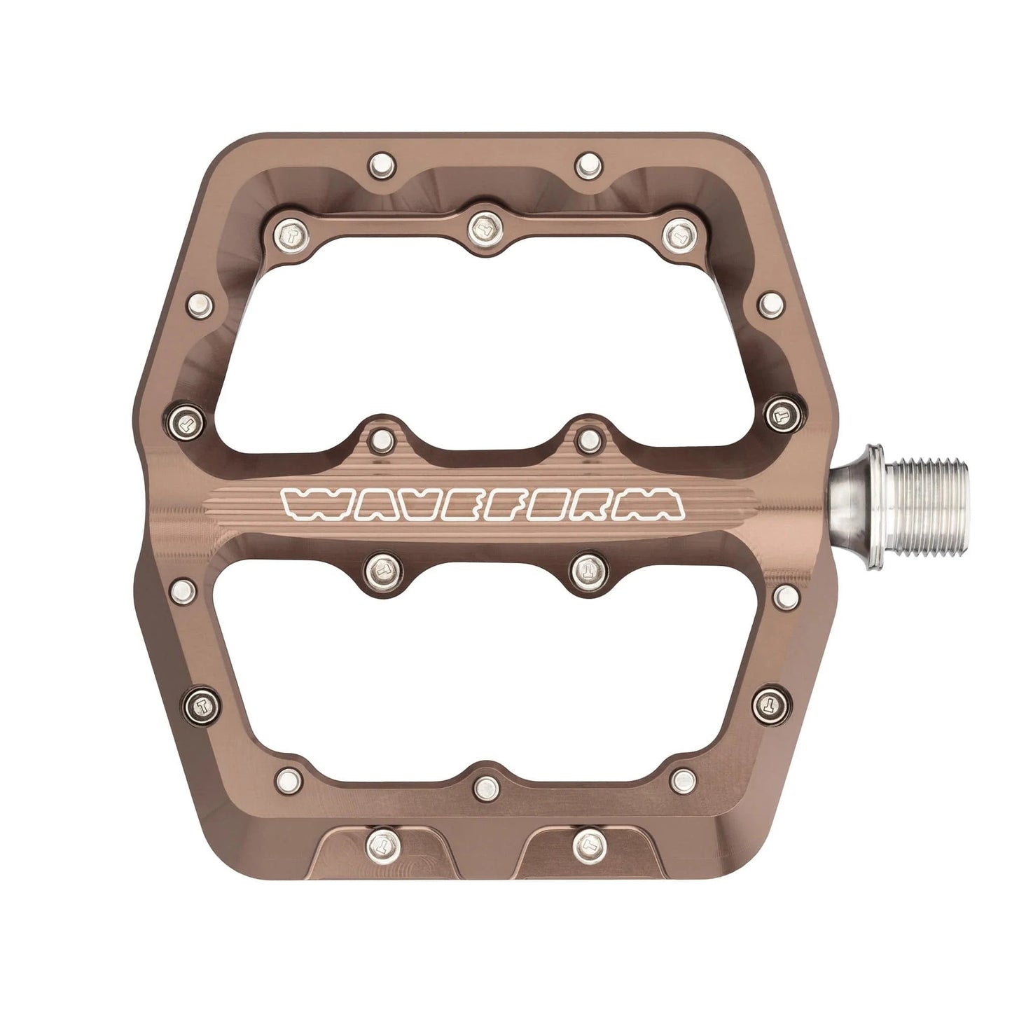 WOLF TOOTH WAVEFORM flade pedaler, Large, Espresso
