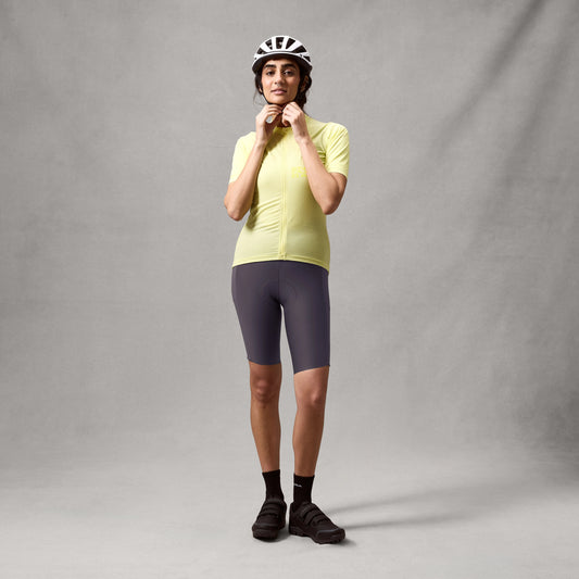 Women's ENDURA ALLTRACK RIDE Carbon Grey Bibshort with Straps