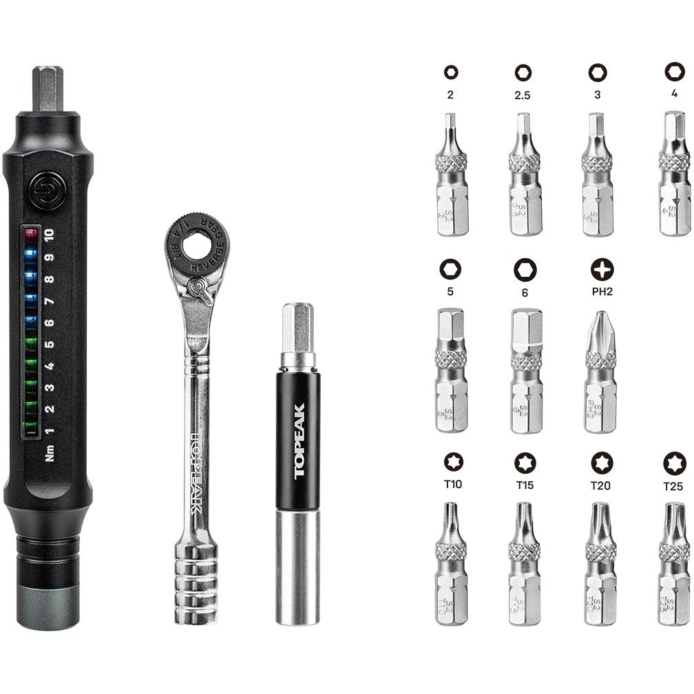 Momentnøgle TOPEAK E-TORQBAR (1-10 Nm)