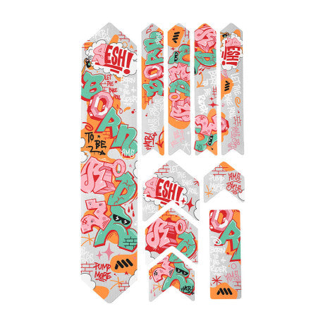 ALL MOUNTAIN STYLE EXTRA Born to Be Rider stelbeskytter rød