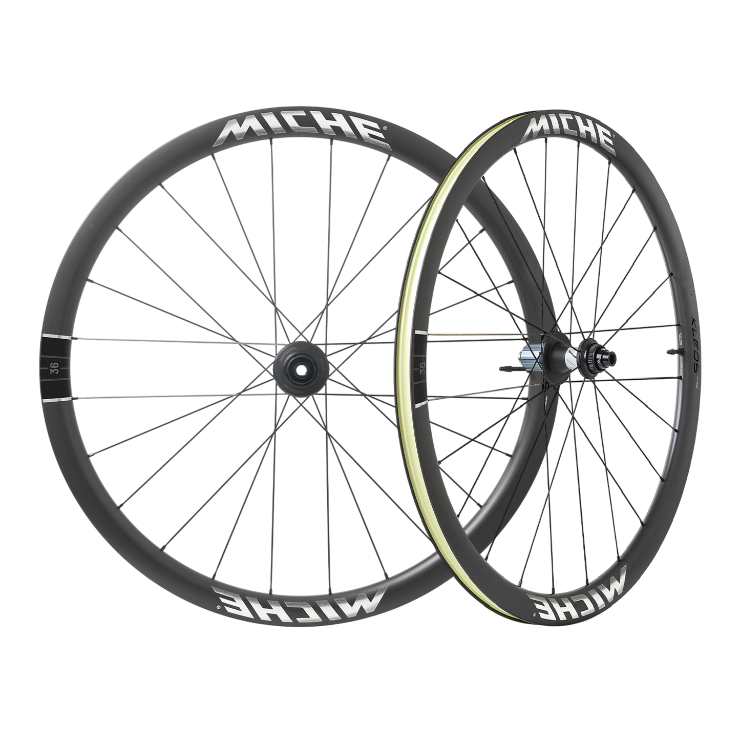 Et par MICHE KLEOS RD DX36 Tubeless Ready (Center Lock) Team Edition-hjul