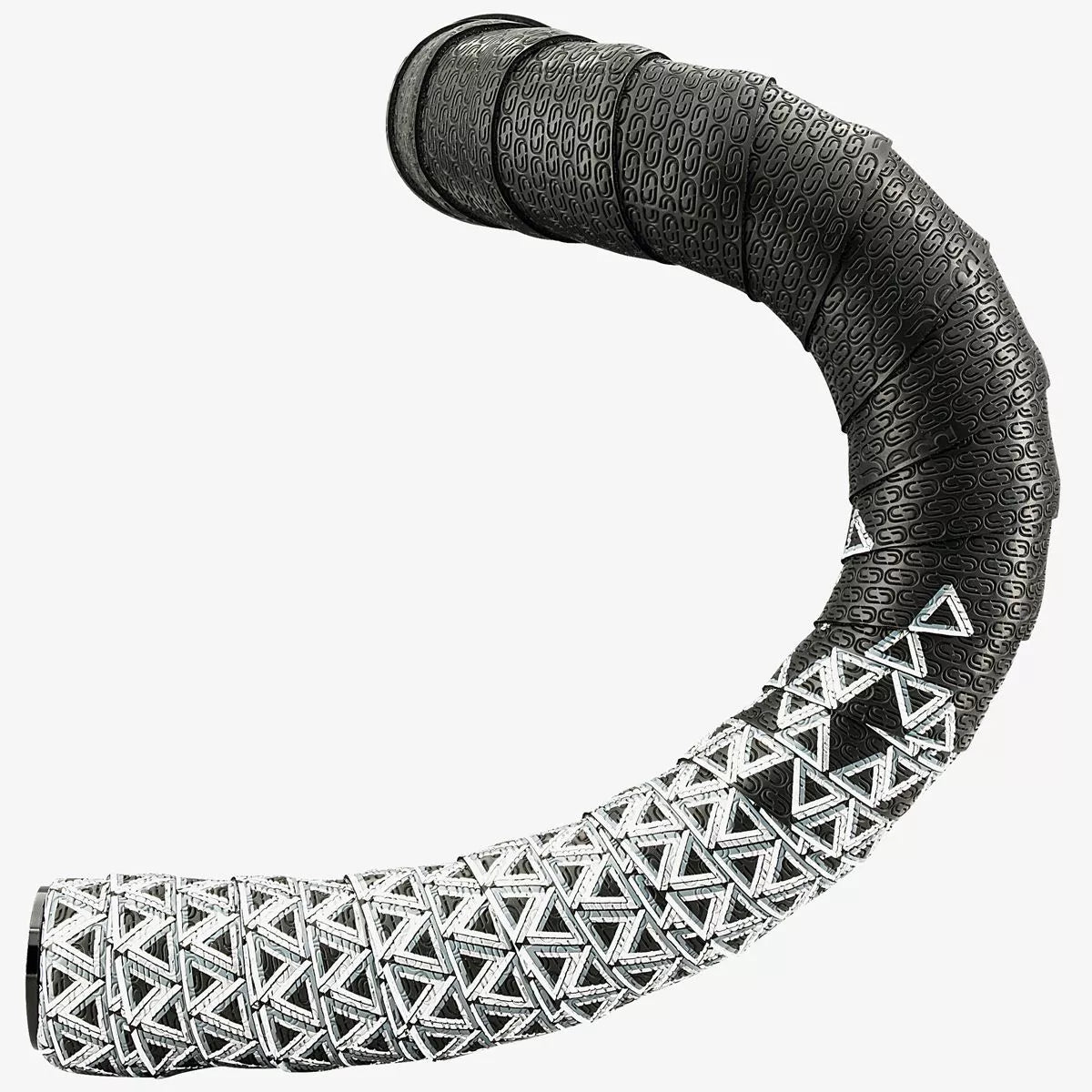 DEDA LOOP + END-PLUG bøjlebånd, sort/sølv