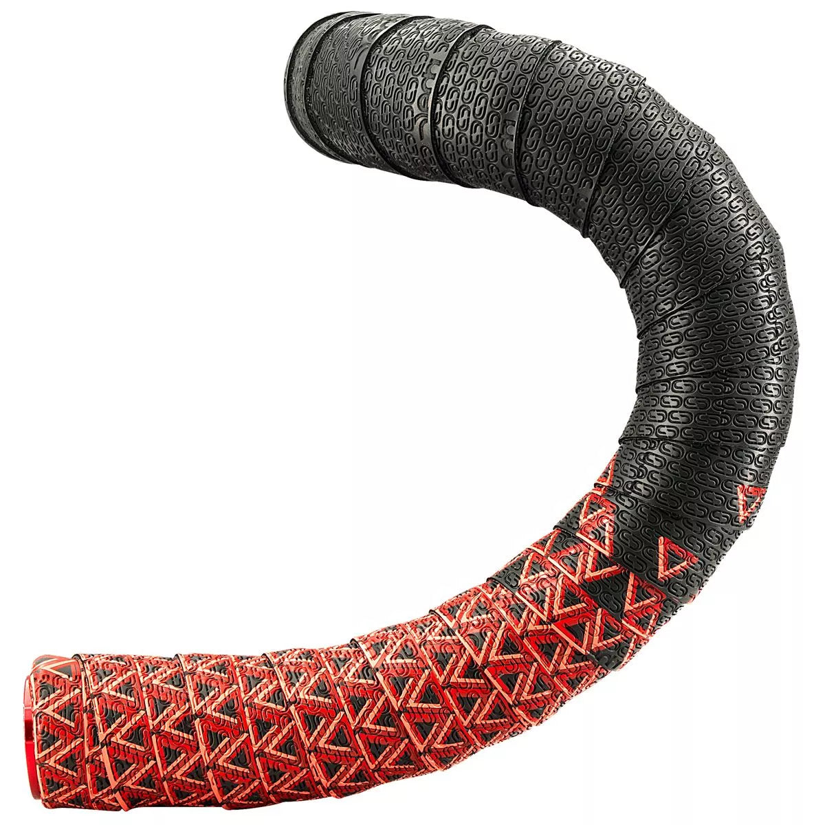 DEDA LOOP + END-PLUG styrbånd, sort/rød
