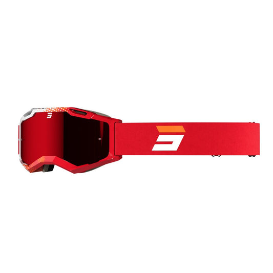 Shot Iris 2.0 Fusion maske skinnende rød