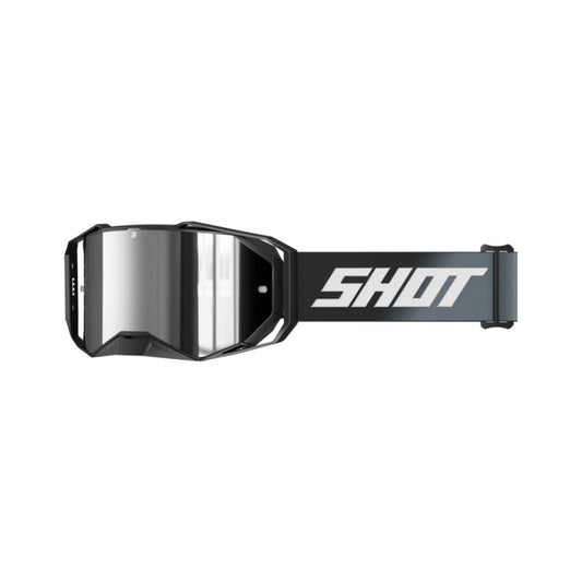 Shot Lite maske ensfarvet sort mat