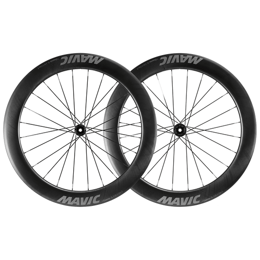 Pair of MAVIC COSMIC SL 65 DISC 19mm Tubeless Ready Wheels (Center Lock)