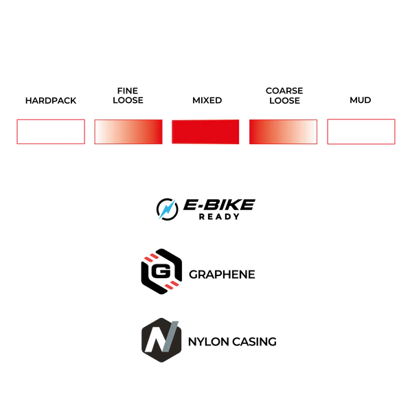 VITTORIA Mazza 29x2.4 Trail Graphene 2.0 Tubeless Ready Soft Black-dæk
