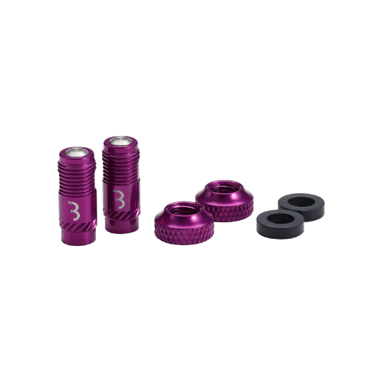 Valve Tips BBB CORE CAP Purple (x2)