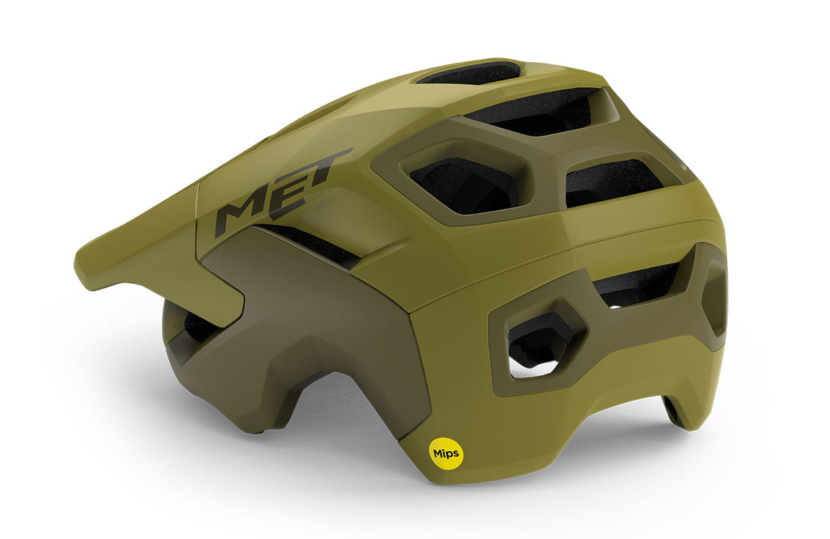 MET REVO MIPS MTB-hjelm blå/grøn