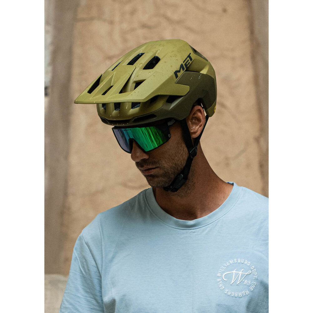 MET REVO MIPS MTB-hjelm blå/grøn