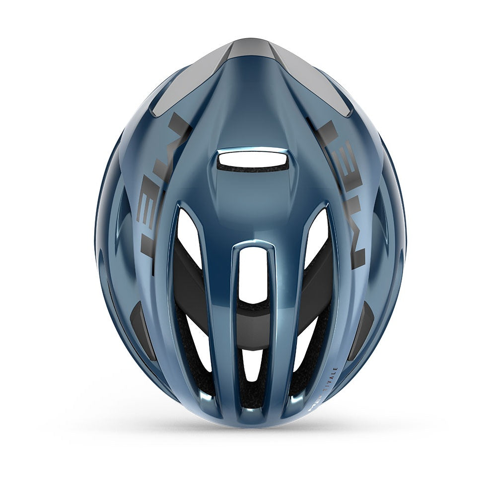 MET RIVALE MIPS Road Helmet Silver