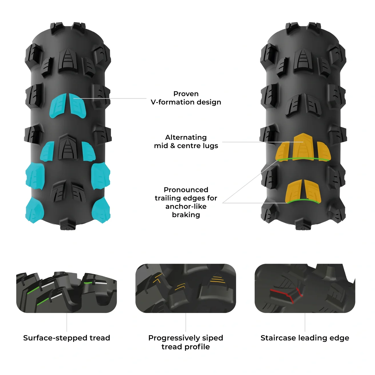 VITTORIA Mostro Trail 27.5x2.4 Tubeless Ready Soft Black Q2 2025-dæk