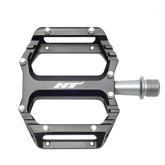 HT COMPONENTS AR09 Black flat pedals