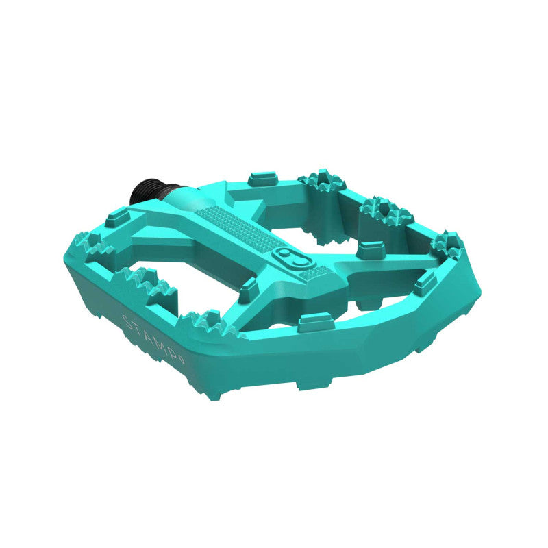 Flat pedals CRANKBROTHERS STAMP 0 Large Turquoise