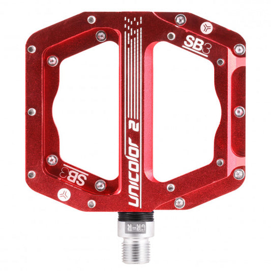SB3 UNICOLOR 2 flat pedals Red