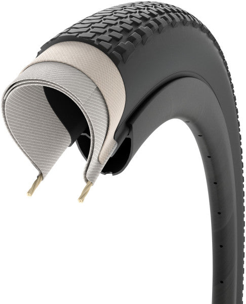 PIRELLI CINTURATO GRAVEL H Performance 700c Tubeless Ready-dæk, sort