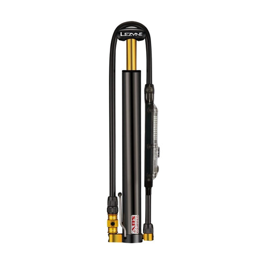 LEZYNE MICRO FLOOR DRIVE DIGITAL HPG Kompakt fodpumpe Sort